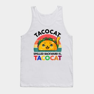 Taco Cat Kids Funny Shirt Cinco De Mayo Mexican Tank Top